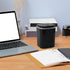 Mini Trash Can - 0.5 Gallon Black Wastebasket Container for Desk, Countertop
