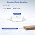 16.4ft Countertop (12mm, U-Shape Edge Banding, TPE Self Adhesive Veneer Edging Trim Flexible Corner Edge Protector
