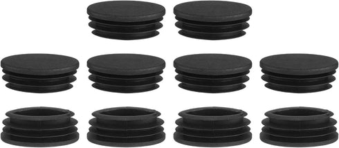 uxcell Plastic Hole Plugs, 10Pcs 40x20mm Olive Shape Pipe Tubing End Cap,