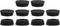 uxcell Plastic Hole Plugs, 10Pcs 40x20mm Olive Shape Pipe Tubing End Cap,