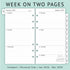 newestor 2026 Weekly & Monthly Planner Refill - Jan 2026 - Dec 2026, Personal Compact Size 3 (3-3/4" x 6-3/4")