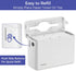 Countertop Commercial Stardrix Paper Towel Dispenser, White Hand Towel Holder for Multifold/C-Fold/Z-Fold Towels