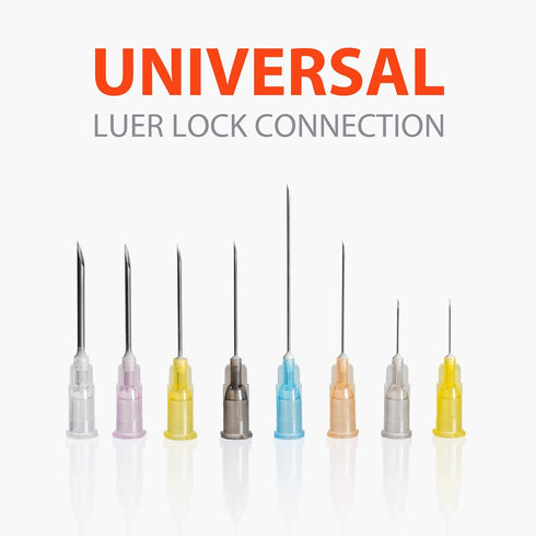 EasyTouch Luer-Lock Syringe Barrel, 1ML Syringe, Pack of 100