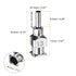 12pcs 13Gauge Stainless Steel Dispensing Needles, 1/4" All Metal Glue Needle Tube Blunt Tips Luer Lock for Thick Liquids, Ink, Glue, Lab Use