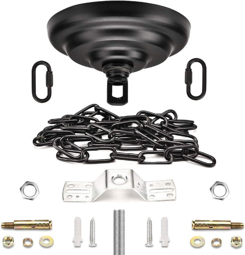 Heavy Duty Canopy Kit and 3.2 feet Pendant Light Fixture Chain for
