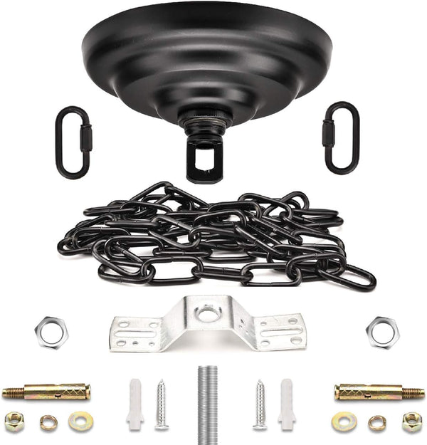 Heavy Duty Canopy Kit and 3.2 feet Pendant Light Fixture Chain for
