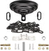 Heavy Duty Canopy Kit and 3.2 feet Pendant Light Fixture Chain for
