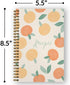Softcover Sweet Recipes Spiral Recipe Notebook/Journal, 5.5" x 8.5", 120 Recipe Pages, Durable Gloss Cover