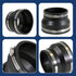 6I89 Flexible Rubber Coupling with Stainless Steel Clamps for 4" Cast Iron / PVC x 4" Clay