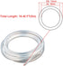 23/64" 15/32" 16.4 TOP-VIGOR Silicone Tubing ID x OD Feet Length, Food Grade Silicone Rubber Tubing Soft Silicone Hose