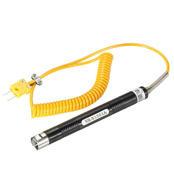 MECCANIXITY K Type Surface Thermocouple Temperature Probe Sensor, Stainless Steel -58 To 1472°F, 5.6ft