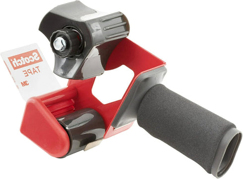Scotch Packaging Tape Dispenser, Holds Tape up to 2" Wide, No Tape Included (ST-181), Red