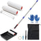 BeBecome Paint Roller Kit with Extension Pole, 13PCS House Paint Rollers Set