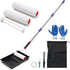 BeBecome Paint Roller Kit with Extension Pole, 13PCS House Paint Rollers Set