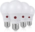 DEWENWILS 4 Pack A19 Dusk to Dawn LED Light Bulbs, 9W (60W Equivalent) 2700K Warm White, E26 Base, UL Listed
