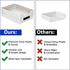Letter Tray Organizer, Desk Drawer Organizer for Office Supplies, Magazines, Folders, Plastic Tray