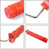 7'' Patterned Paint Roller for Wall Decoration, Classic Brick Embossing Texture Rubber Roller, DIY Paint Art Tool for