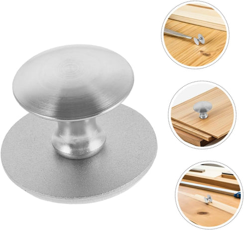 2pcs TEHAUX Shower Grab Bars Suction Cups No Drilling for Glass Cabinet Kitchen Bathroom Adhesive Handles