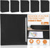 Zhanmai 15 Packs 8.5'' x 11'' Pressboard Report Covers, Metal Prong Fastener, Presentation Folder for Documents, Black