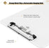 Hongri 2 Pack Plastic Clipboards with Pen Holder, 8.5x11 Letter Size for Classroom, Office, School