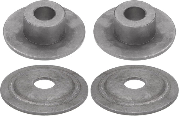 2pcs Bench Grinder Arbor Washer Flange, 1.26" OD x 0.63" ID Carbon Steel Tool Parts for Grinder