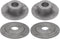 2pcs Bench Grinder Arbor Washer Flange, 1.26" OD x 0.63" ID Carbon Steel Tool Parts for Grinder