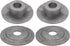2pcs Bench Grinder Arbor Washer Flange, 1.26" OD x 0.63" ID Carbon Steel Tool Parts for Grinder