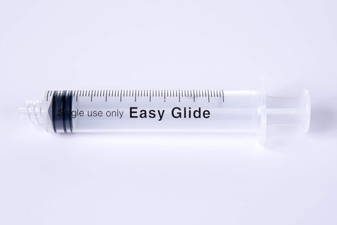 10ml Syringes Without Needle, 10cc Disposable Plastic Sterile Syringe with Luer Lock, Lab Syringes (Pack of 12)