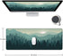 Mouse Pad Gaming, Large Mouse Pads for Desk, Keyboard Mouse Mat Desk Pad, Non-Slip Rubber Base with Stitched Edges Mousepad, 31.5x11.8 inch Abstract Landscape Mountain by SANWUMIAN