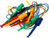 Testing Hook Clip Probe Test Leads, Electronics Silicone Test Leads, 50cm/19.7Inch Length, 5pcs