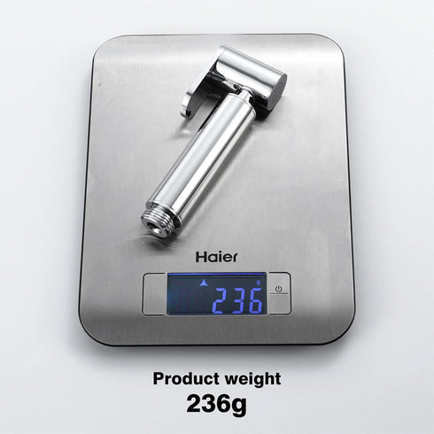 YHWKZCTTT HandheldSprayer Brass Chrome Baby Cloth Diaper Sprayer Portable Hand Held ToiletSprayer Head, for Feminine