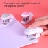 NEBURORA Mini Effortless Desktop Staplers, 400 Standard 26/6 Staples, 2-24 Sheet Capacity, Built-in Staple Remover,