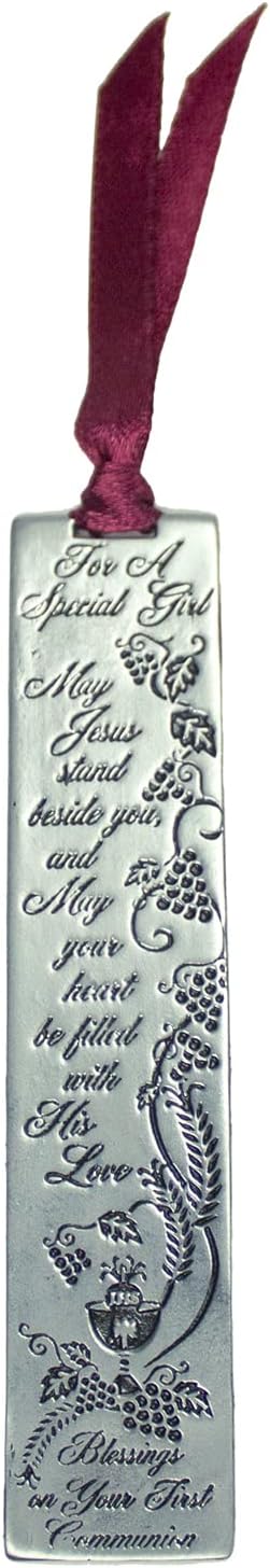 Cathedral Art BM128 First Communion Metal Bookmark, 3-1/2-Inch for a Special Girl