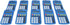 EAI Education CalcPal EAI-80 Basic Solar Calculator, Dual-Power for School, Home or Office, Blue - Set of 10