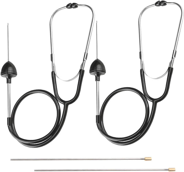 DXNQ 2 PCS Automotive Engine Stethoscope, Automotive Mechanics Stethoscope Kit Hearing Tool
