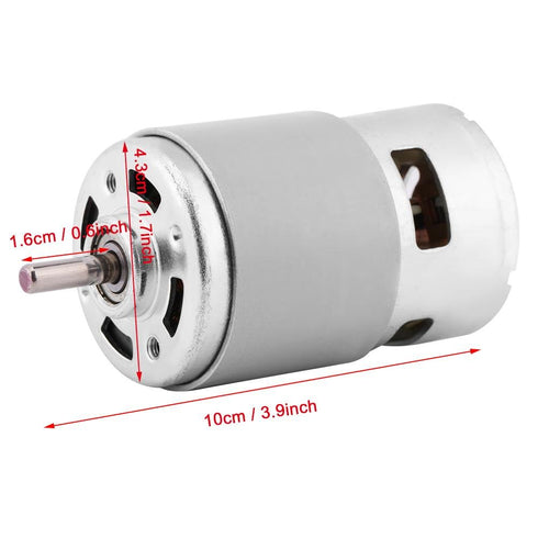 775 Brushless DC Motor, DC 12V 150W Electric Motor 13000-15000RPM High Speed Motor Large Motor High Power Miniature DC Brushless Motor for Electric Power Tool