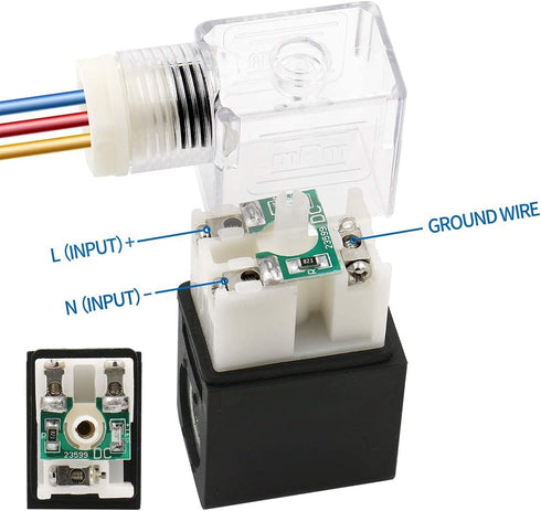 Baomain Pneumatic Air Control Solenoid Valve, 4V210-08, 220V AC, 5 Way 2 Position