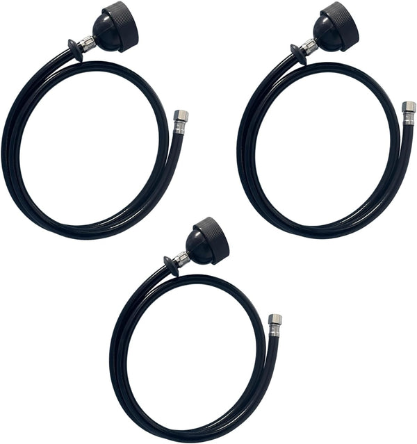 MOYAWERN 3 Pcs Shampoo Bowl Hose and Sprayer, Salon Hand Held Shower Heads