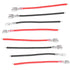 6.3mm Quick Female Spade Wire 18 Awg Splice Connectors Speaker Crimp Terminal Insulation Sleeve Kit