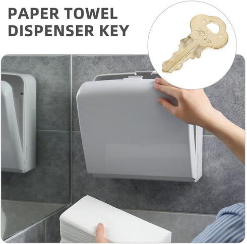 5Pcs 2055 Towel Dispenser Keys Replacement for Bathroom Napkin Paper Towel Holder Lock Metal Security Accessories
