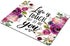 Smooffly Floral Mousepad - Inspirational Quote Mouse Pad: Life is Tough but so are You
