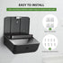 Wall Mount Paper Towel Dispensers, Modundry Multifold Paper Towel Dispenser with Smart Lock, Adhesive No Drilling