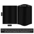 Black Shrink Bands - 200 Pieces 50x60mm Shrink Wrap for Hot Sauce Bottles and Liquid Bottles