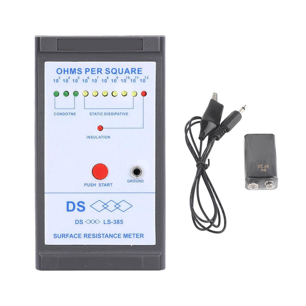 Surface Resistance Meter, Digital Earth Tester, Insulation Resistance Tester, Anti Static Table Mat Tester, Surface