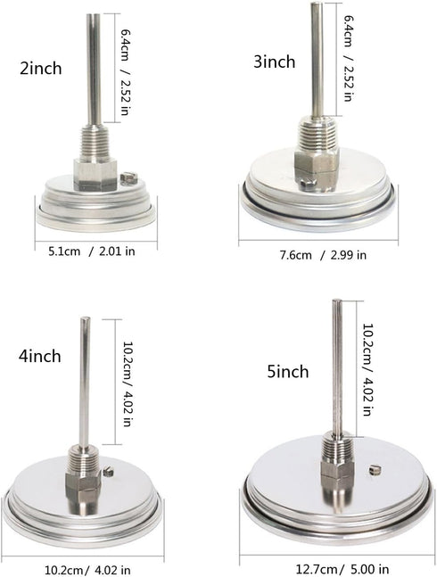 XINAJUND 20-120 Essential Fermentation Homebrews Home Brewer Beer&Wine Glass Thermometers Double Temperature Scale
