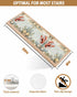 BOHOOSKYLAR 4 8"x30" Marine Life Stair Treads Lobster Shell Coral Blue Background Indoor Non Slip Peel and Stick Stair