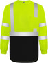 TCCFCCT Hi Vis Shirts for Men Class 3, Long Sleeve High Visibility Work Shirts