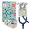 FDAKIT Magnetic Stethoscope Holder Clip Secure Hands-Free Pu Leather Lightweight Portable Holster for
