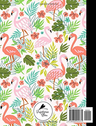 Composition Notebook: College Ruled: 7.4” x 9.7” (19cm x 25cm): Flamingo 5371