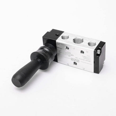 JIUWU 4H210-085 Way Pneumatic Air Hand Lever Operated Valve, Manual Control Valves Port 1/4 Inches